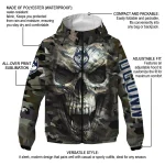 customized uconn huskies skull camo camouflage windbreaker jacket best selling