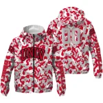 customized unlv rebels camouflage mashup red windbreaker jacket best selling