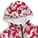 customized unlv rebels camouflage mashup red windbreaker jacket best selling