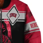 customized unlv rebels reaper hands red black bomber jacket best selling