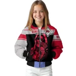 customized unlv rebels reaper hands red black bomber jacket best selling