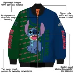 customized utah jazz stitch laughing navy bomber jacket best selling