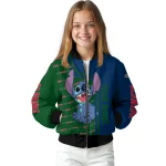 customized utah jazz stitch laughing navy bomber jacket best selling