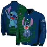 customized utah jazz stitch laughing navy varsity jacket best selling