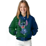 customized utah jazz stitch laughing navy varsity jacket best selling