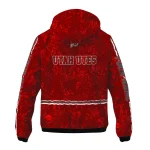 customized utah utes shards cluster red windbreaker jacket best selling