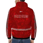 customized utah utes shards cluster red windbreaker jacket best selling