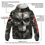 customized utah utes skull camo camouflage windbreaker jacket best selling