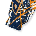 customized utep miners brushstroke pattern blue windbreaker jacket best selling
