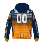customized utep miners pattern layers blue windbreaker jacket best selling