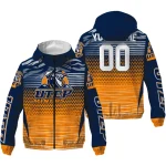 customized utep miners pattern layers blue windbreaker jacket best selling