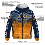 customized utep miners pattern layers blue windbreaker jacket best selling