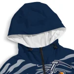 customized utep miners pattern layers blue windbreaker jacket best selling