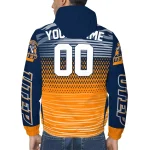 customized utep miners pattern layers blue windbreaker jacket best selling