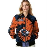 customized utsa roadrunners burst splatter orange bomber jacket best selling