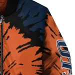 customized utsa roadrunners burst splatter orange bomber jacket best selling