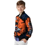 customized utsa roadrunners burst splatter orange bomber jacket best selling