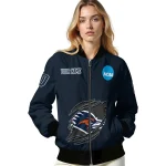 customized utsa roadrunners claw mark orange bomber jacket best selling
