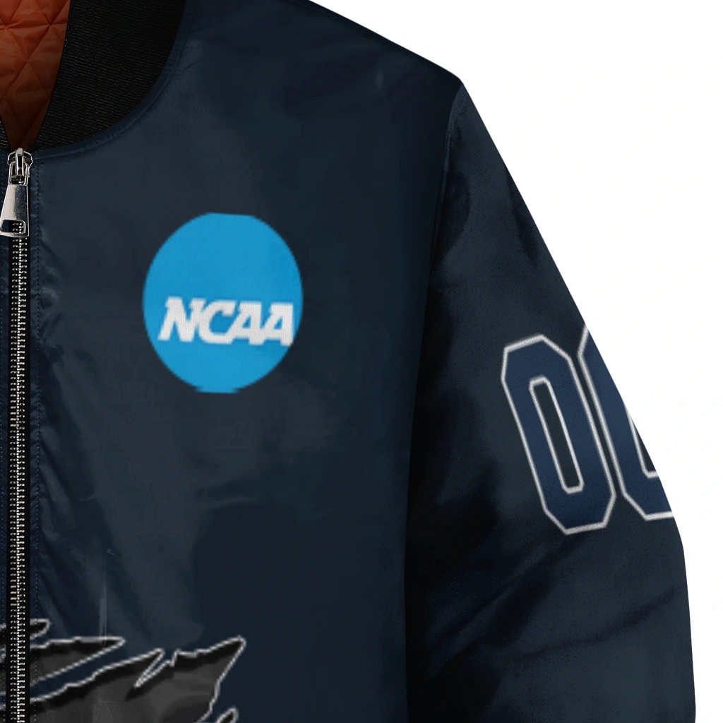 customized utsa roadrunners claw mark orange bomber jacket premium grade customized utsa roadrunners claw mark orange bomber jacket premium grade