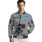 customized utsa roadrunners feral slash grey varsity jacket best selling
