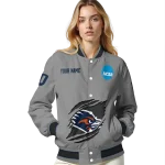 customized utsa roadrunners feral slash grey varsity jacket best selling