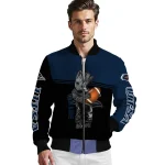 customized utsa roadrunners groot football orange black bomber jacket best selling