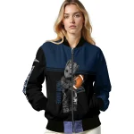 customized utsa roadrunners groot football orange black bomber jacket best selling