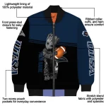 customized utsa roadrunners groot football orange black bomber jacket best selling