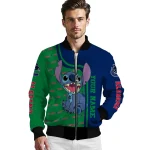 customized vancouver canucks stitch laughing blue bomber jacket best selling