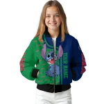 customized vancouver canucks stitch laughing blue bomber jacket best selling