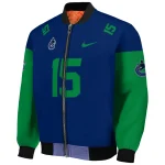 customized vancouver canucks team patch blue bomber jacket best selling