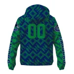 customized vancouver canucks trellis mesh blue windbreaker jacket best selling
