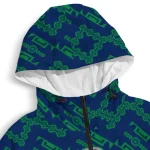customized vancouver canucks trellis mesh blue windbreaker jacket best selling