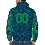 customized vancouver canucks trellis mesh blue windbreaker jacket best selling