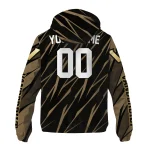 customized vanderbilt commodores abstract streaks black windbreaker jacket best selling