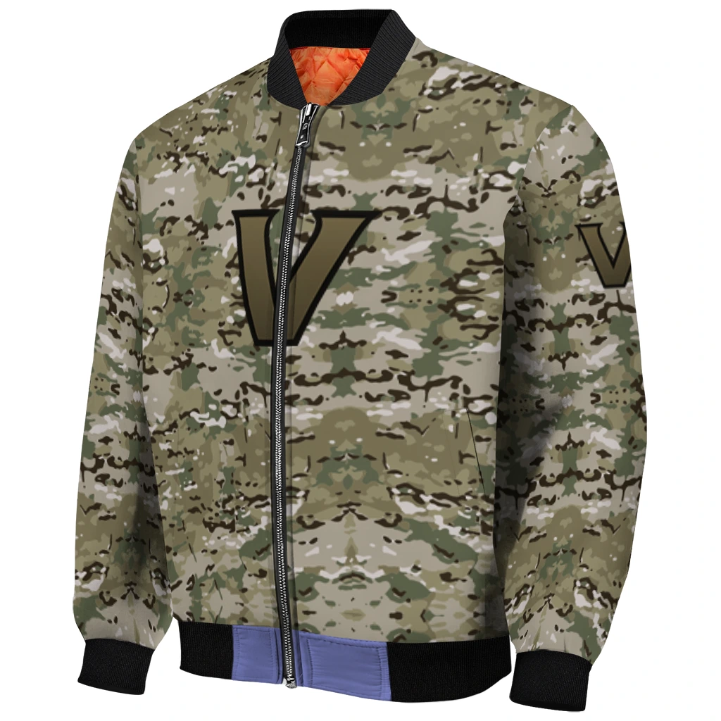 customized vanderbilt commodores camouflage abstract camouflage bomber jacket fashion forward customized vanderbilt commodores camouflage abstract camouflage bomber jacket fashion forward
