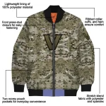 customized vanderbilt commodores camouflage abstract camouflage bomber jacket best selling