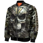 customized vanderbilt commodores camouflage skull camouflage bomber jacket best selling
