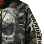 customized vanderbilt commodores camouflage skull camouflage bomber jacket best selling