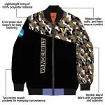 customized vanderbilt commodores camouflage splash black bomber jacket best selling