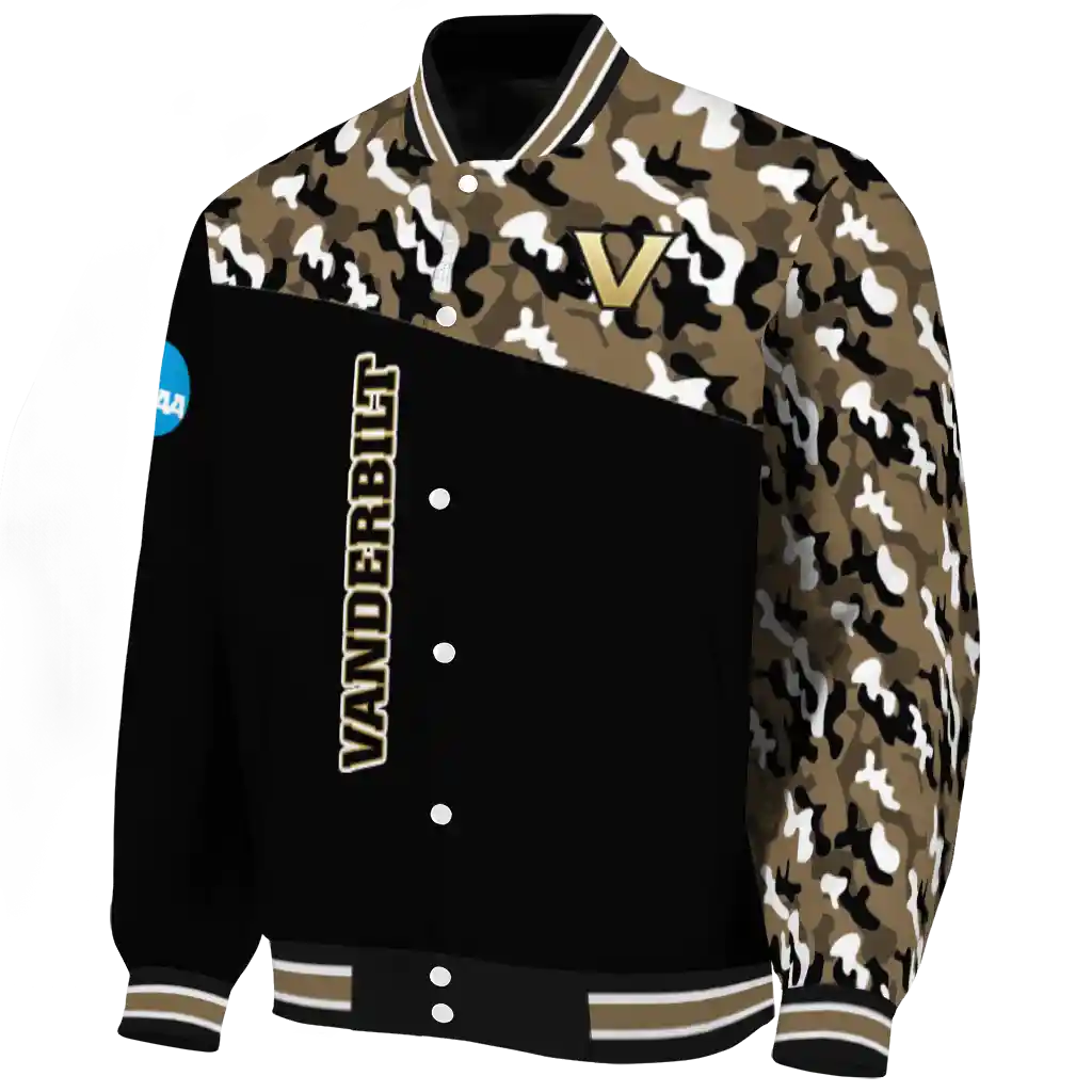 customized vanderbilt commodores camouflage splash black varsity jacket best selling customized vanderbilt commodores camouflage splash black varsity jacket best selling
