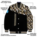 customized vanderbilt commodores camouflage splash black varsity jacket best selling