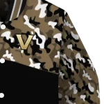 customized vanderbilt commodores camouflage splash black varsity jacket best selling