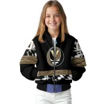 customized vanderbilt commodores circle skull black bomber jacket best selling