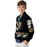 customized vanderbilt commodores circle skull black bomber jacket best selling