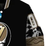 customized vanderbilt commodores circle skull black varsity jacket best selling