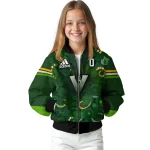 customized vanderbilt commodores shamrock vortex green bomber jacket best selling