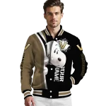 customized vanderbilt commodores snoopy head black varsity jacket best selling