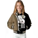 customized vanderbilt commodores snoopy head black varsity jacket best selling