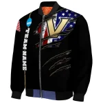 customized vanderbilt commodores usa flag claws black bomber jacket best selling